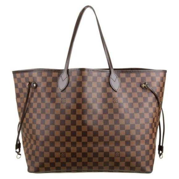 LOUIS VUITTON NEVERFULL DAMIER EBENE GM - Picture 1 of 9